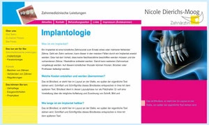 Ärztemarketing, Fotografie, Logo, Design und Praxisausstattung, Website Layout, Homepage für Zahnärzte