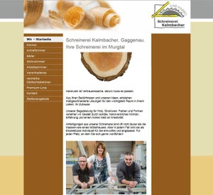 Handwerksmarketing, Schreinerei, kleine Website für einen Handwerksbetrieb, Logoentwicklung und Geschäftsausstattung, Fotografie